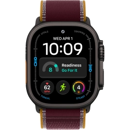 Смарт-часы Apple Watch Ultra 4 (2026) 49mm Black Titanium Case with Burgundy Trail Loop M/L