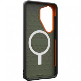Чехол UAG Civilian Case with MagSafe для Samsung Galaxy S26 Ultra Olive/Orange (214535117297)