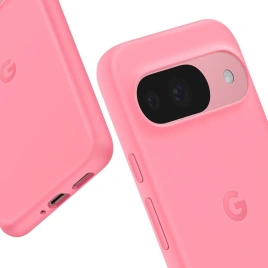 Чехол Google Silicone Protective Case для Google Pixel 9/Pixel 9 Pro Peony
