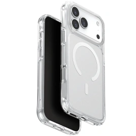Чехол Uniq LifePro Xtreme Anti-FingerprintSlim Hybrid Case with MagClick для iPhone 17 Pro Max Frost Clear/White