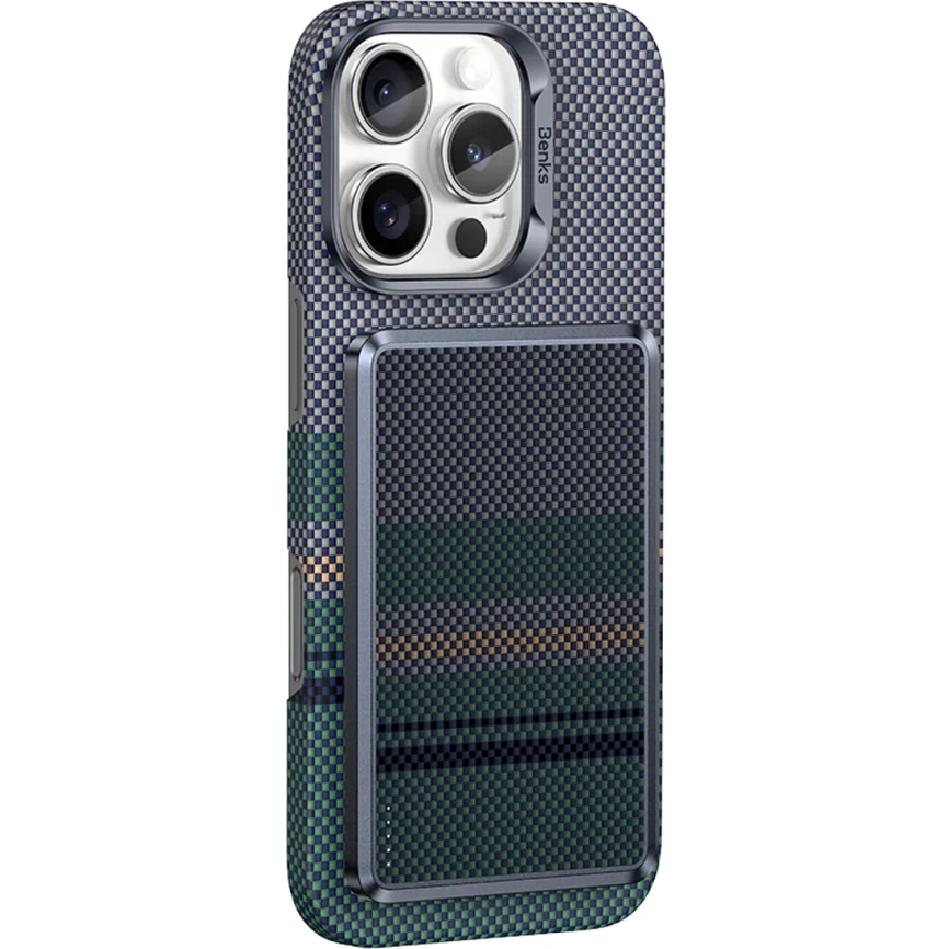 Внешний аккумулятор Benks ArmorGo Power Bank 5000 mAh with MagSafe Aurora фото 5