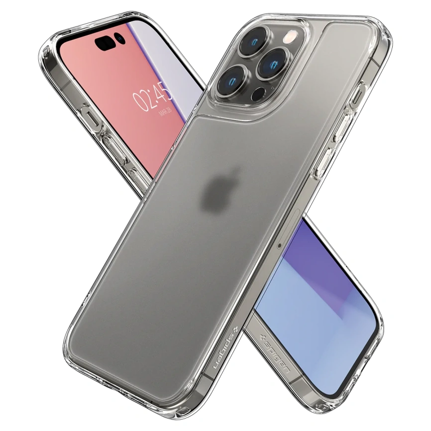 Чехол Spigen Quartz Hybrid для iPhone 14 Pro Max (ACS04831) Matte Clear фото 7