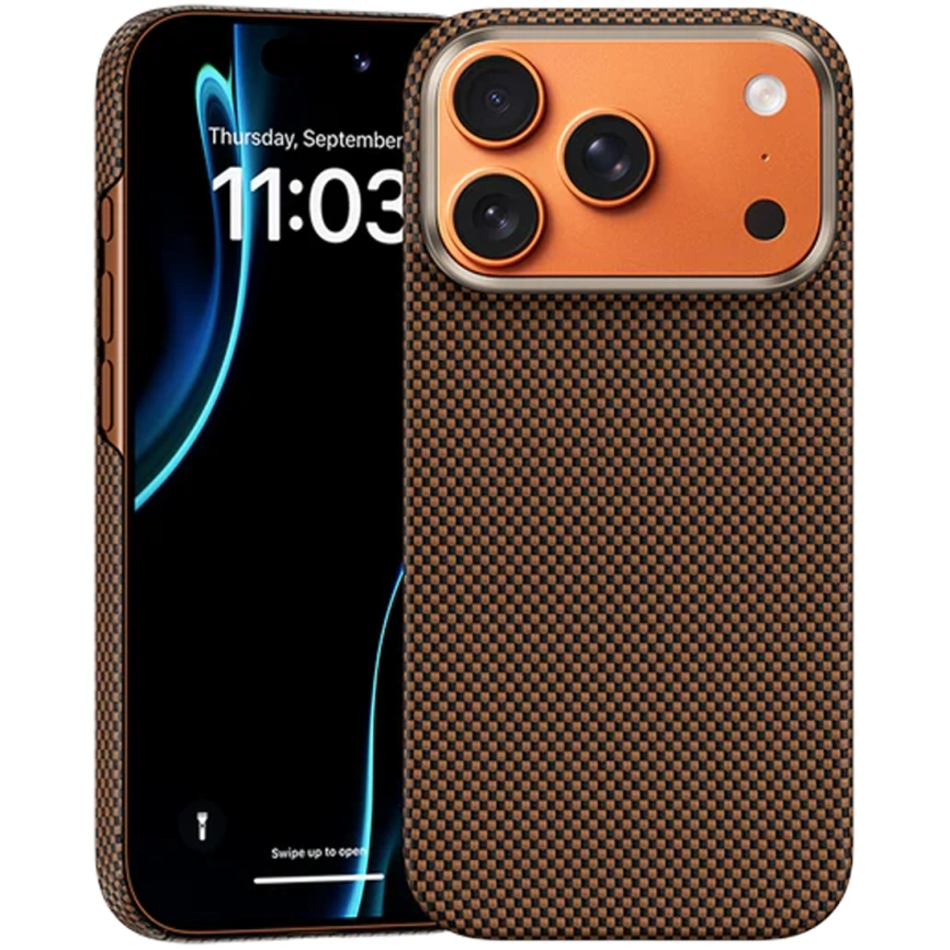 Чехол Benks ArmorTint Case built with Kevlar для iPhone 17 Pro Max Gold фото 3