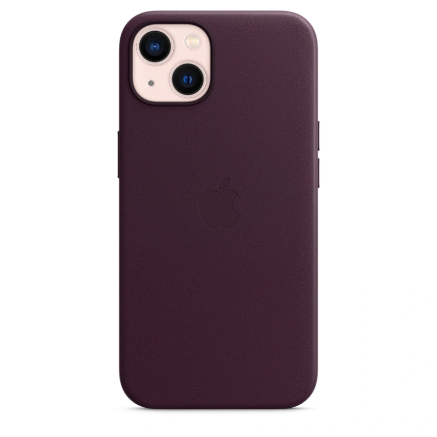 Кожаный чехол Apple MagSafe для iPhone 13 Dark Cherry фото 1