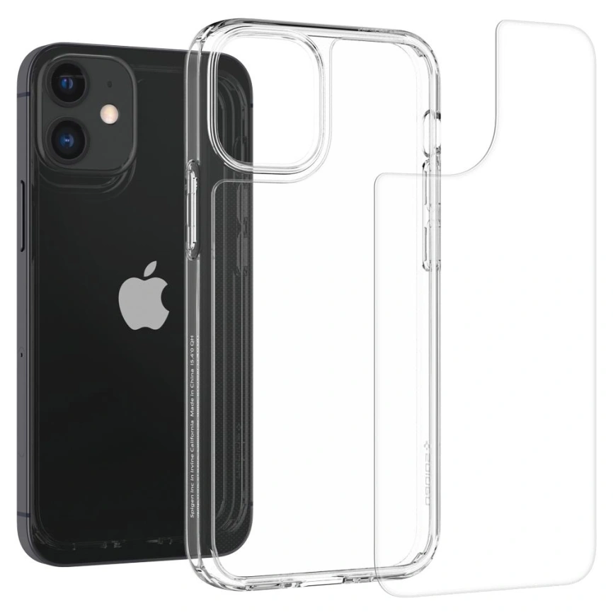 Чехол Spigen Quartz Hybrid для iPhone 12 Mini (ACS01748) Crystal Clear фото 9