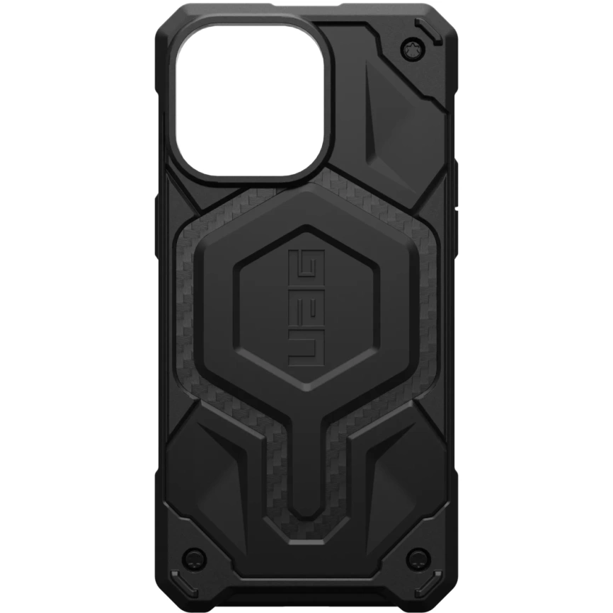 Чехол UAG с поддержкой MagSafe Monarch Pro для iPhone 15 Pro Carbon Fiber (114221114242) фото 1