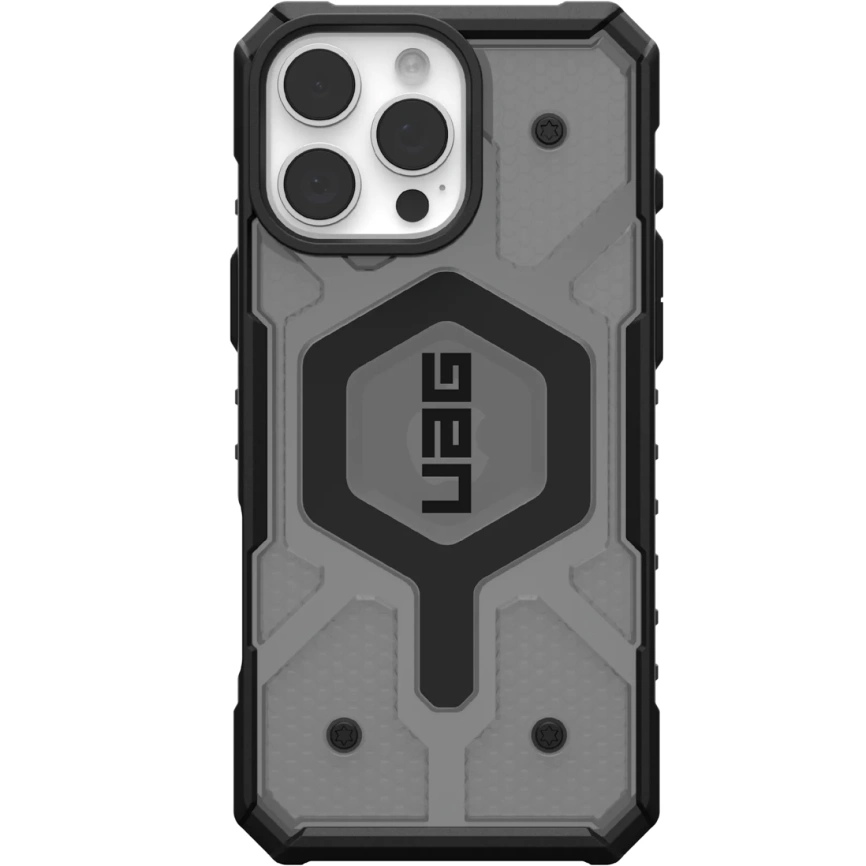 Чехол UAG MagSafe Pathfinder Clear для iPhone 16 Pro Ash/Black фото 1