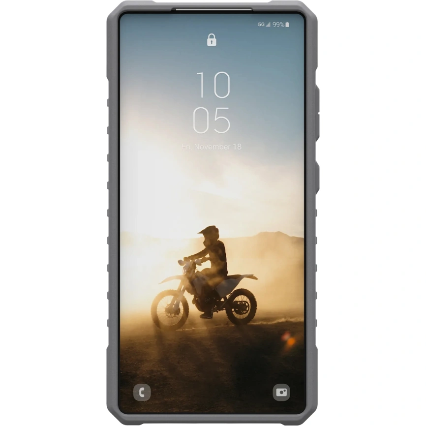 Чехол UAG MagSafe Pathfinder Clear для Samsung Galaxy S25 Ultra (с шнурком) Active Lava Lanyard фото 2