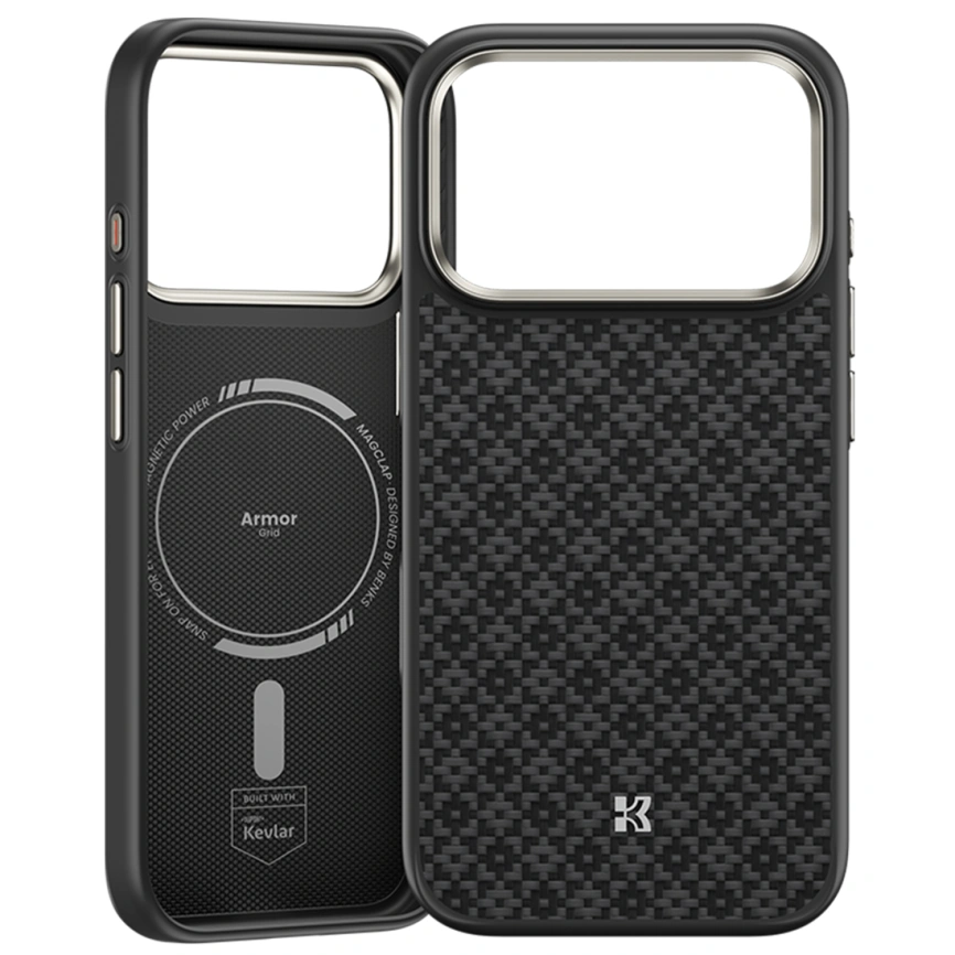 Чехол Benks ArmorGrid Pro Case Kevlar для iPhone 18 Pro Max Black (C.K.FL.AP.BK.B073) фото 2