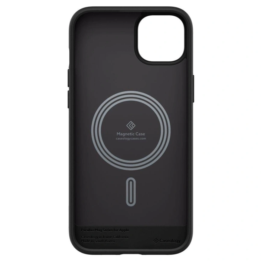 Чехол Spigen Caseology Parallax Mag для iPhone 14 (ACS05074) Matte Black фото 3