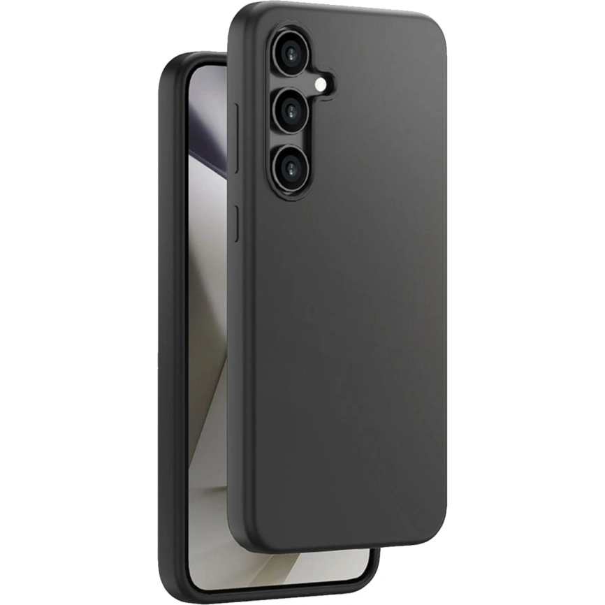 Чехол Deppa Liquid Silicone для Samsung Galaxy S24 FE Black (84255) фото 1