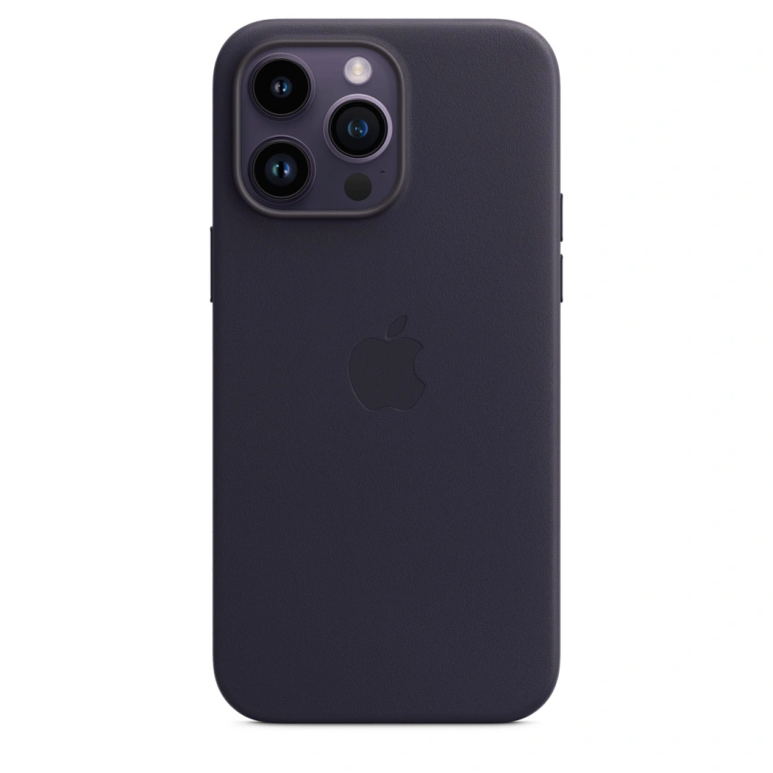Кожаный чехол Apple MagSafe для iPhone 14 Pro Max Ink фото 1