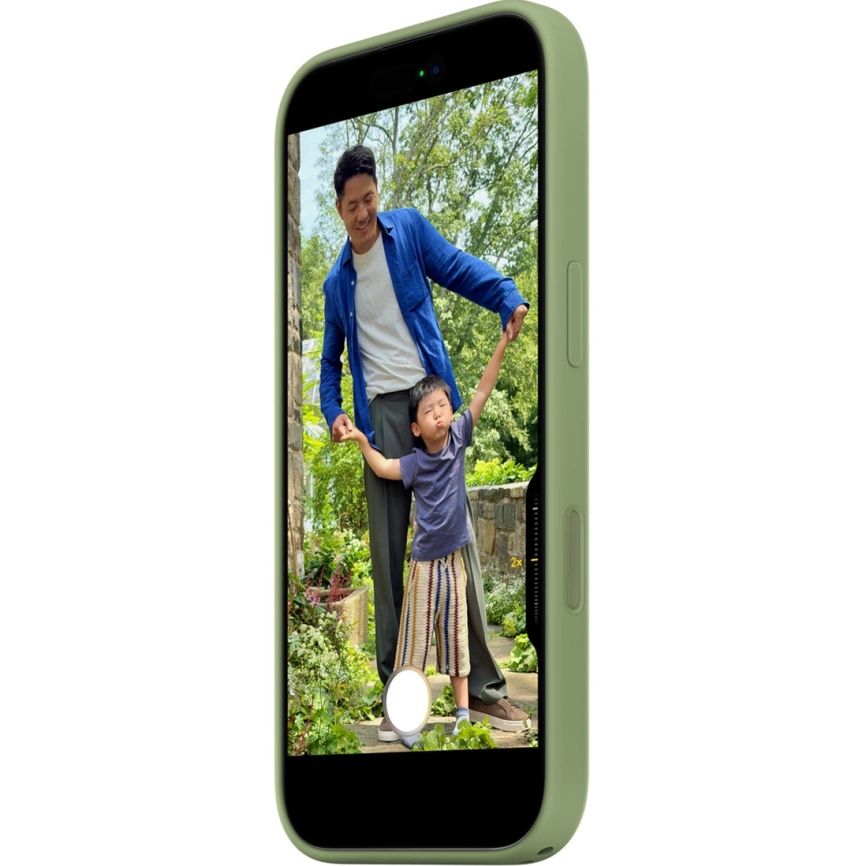 Чехол Apple Silicone Case with MagSafe для iPhone 17 Light Moss фото 6