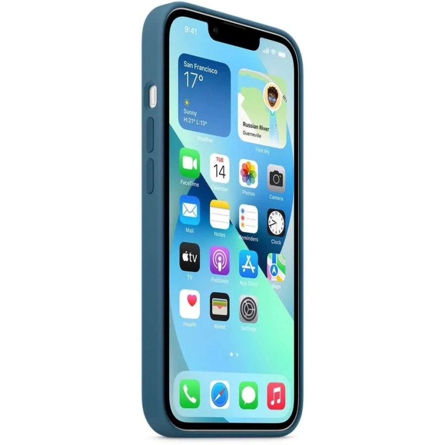 Накладка силиконовая MItrifON для iPhone 13 Pro (20553) Emerald фото 2