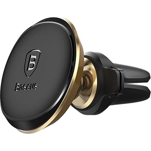 Автомобильный держатель Baseus Magnetic Air Vent Car Mount Holder( SUGX-A0V) Gold фото 1