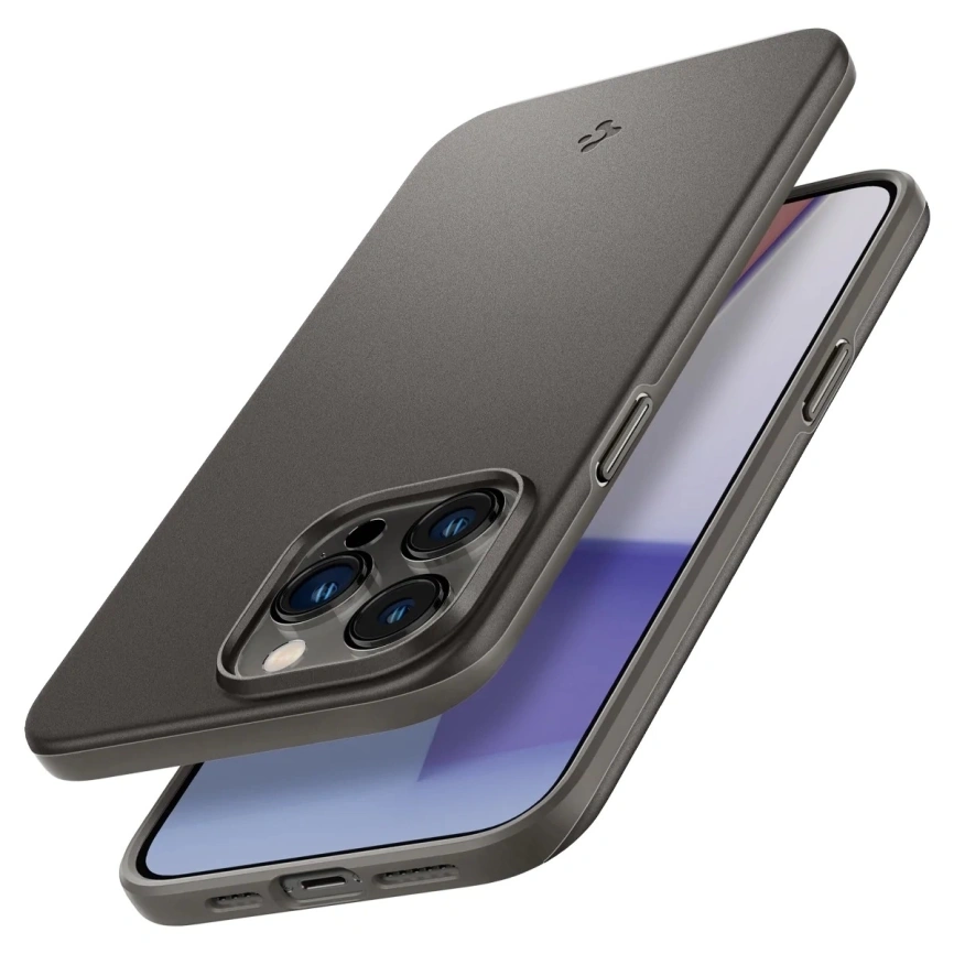 Чехол Spigen Thin Fit для iPhone 14 Pro (ACS04782) Gunmetal фото 2