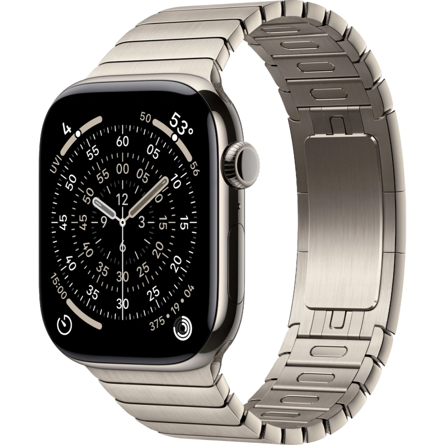 Смарт-часы Apple Watch Series 11 42mm Natural Titanium Case with Natural Link Bracelet фото 1