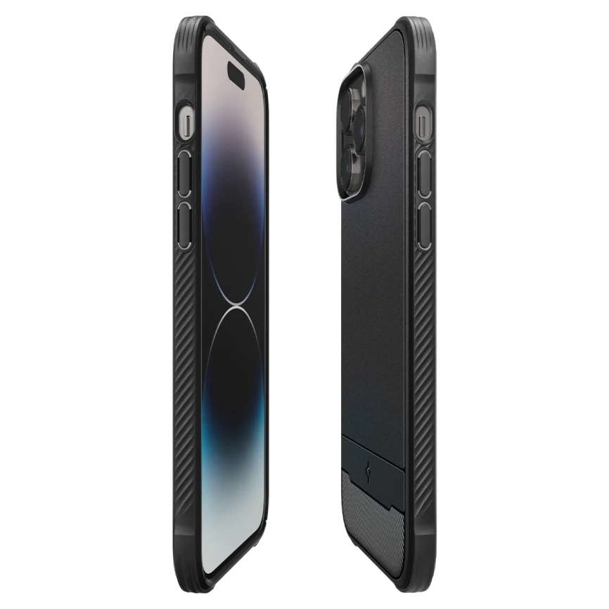 Чехол Spigen Rugged Armor MagFit для iPhone 14 Pro Max (ACS04812) Black фото 4
