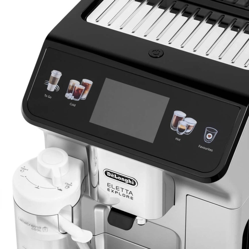 Кофемашина DeLonghi Dinamica Eletta Explore ECAM450.55.S Silver/Black фото 3