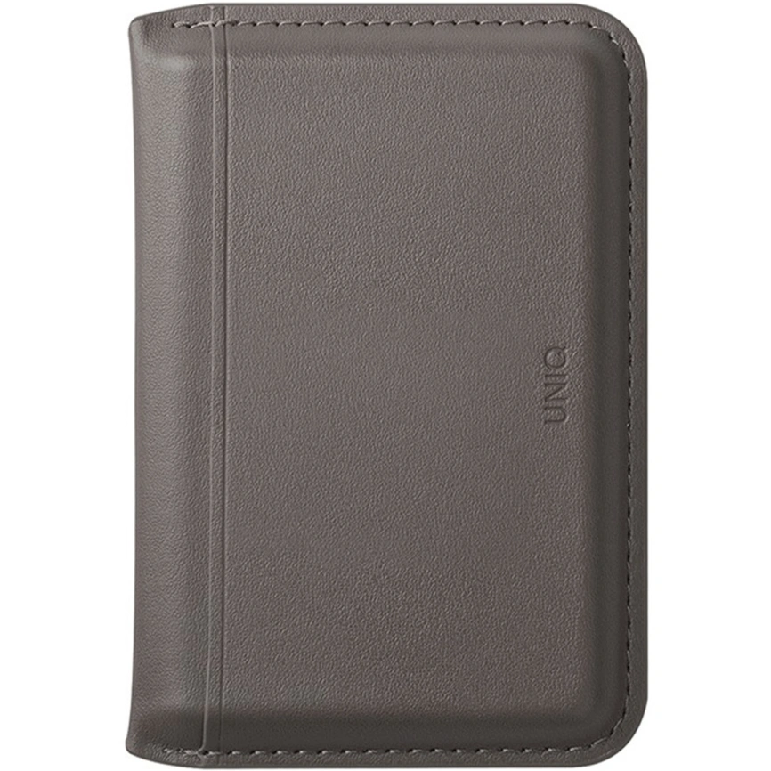 Картхолдер Uniq Lyden DS RFID-Blocking Magnetic Wallet Gray/Canary Yellow (LYDENDSMW-FGRYCYEL) фото 1