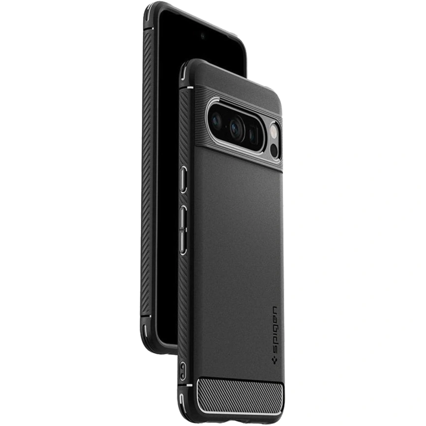 Чехол Spigen Rugged Armor для Google Pixel 8 Pro Matte Black фото 2