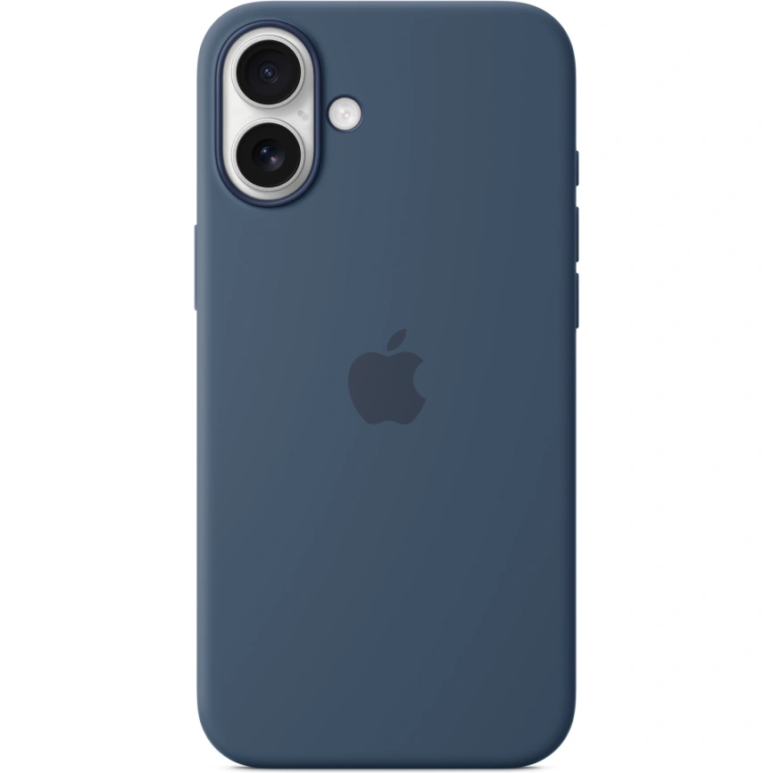 Чехол Apple Silicone Case with MagSafe для iPhone 16 Denim фото 3