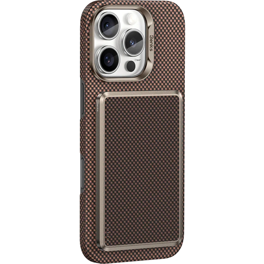 Внешний аккумулятор Benks ArmorGo Power Bank 5000 mAh with MagSafe DawnLight Gold фото 5