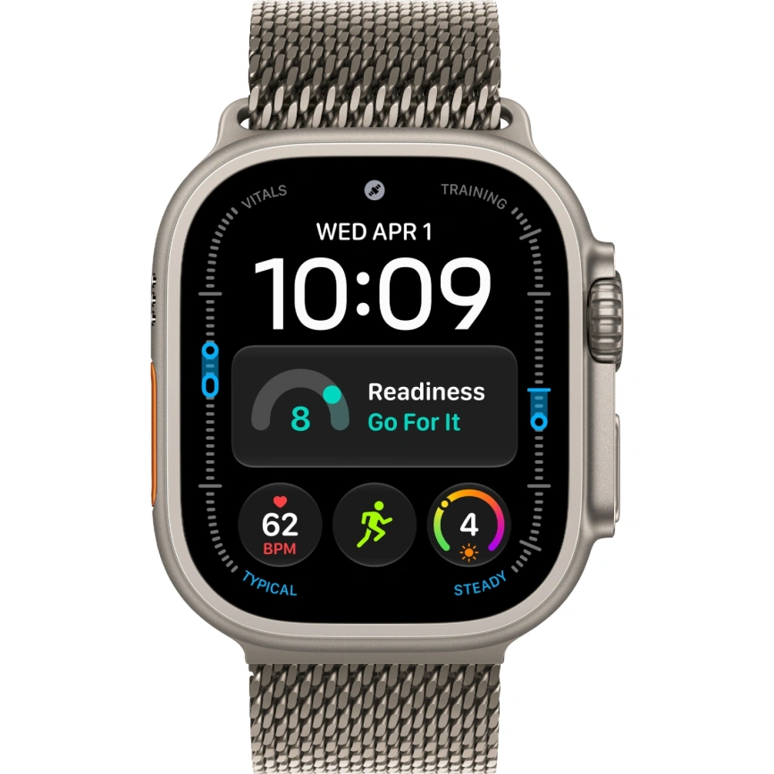 Смарт-часы Apple Watch Ultra 4 (2026) 49mm Natural Titanium Case with Natural Titanium Milanese Loop M фото 3