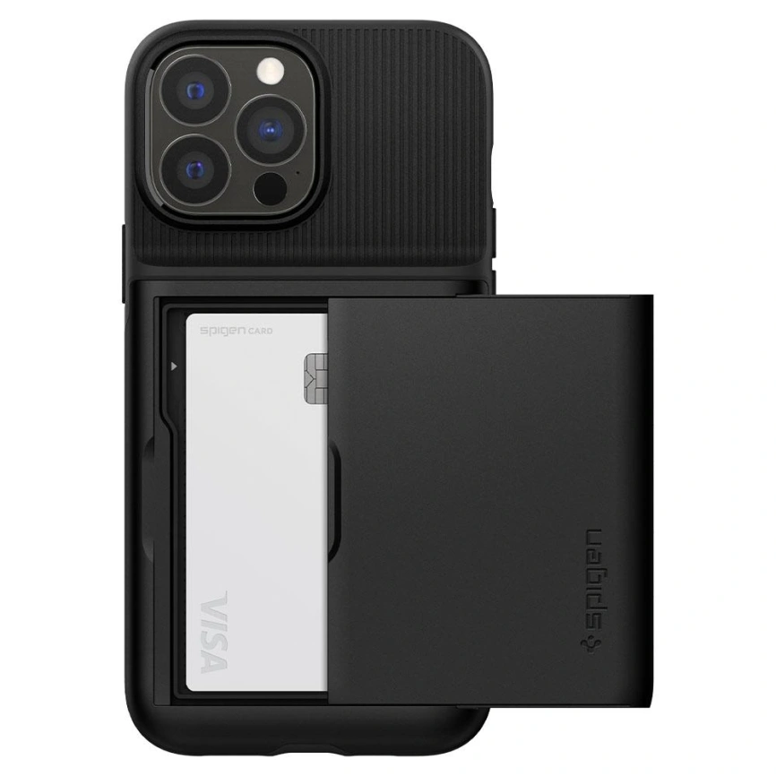Чехол Spigen Slim Armor CS для iPhone 13 Pro (ACS03274) Black фото 7