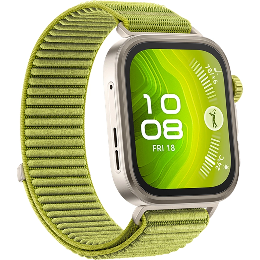 Смарт-часы Huawei Watch Fit 4 Pro Green Nylon (55020FAG) фото 4
