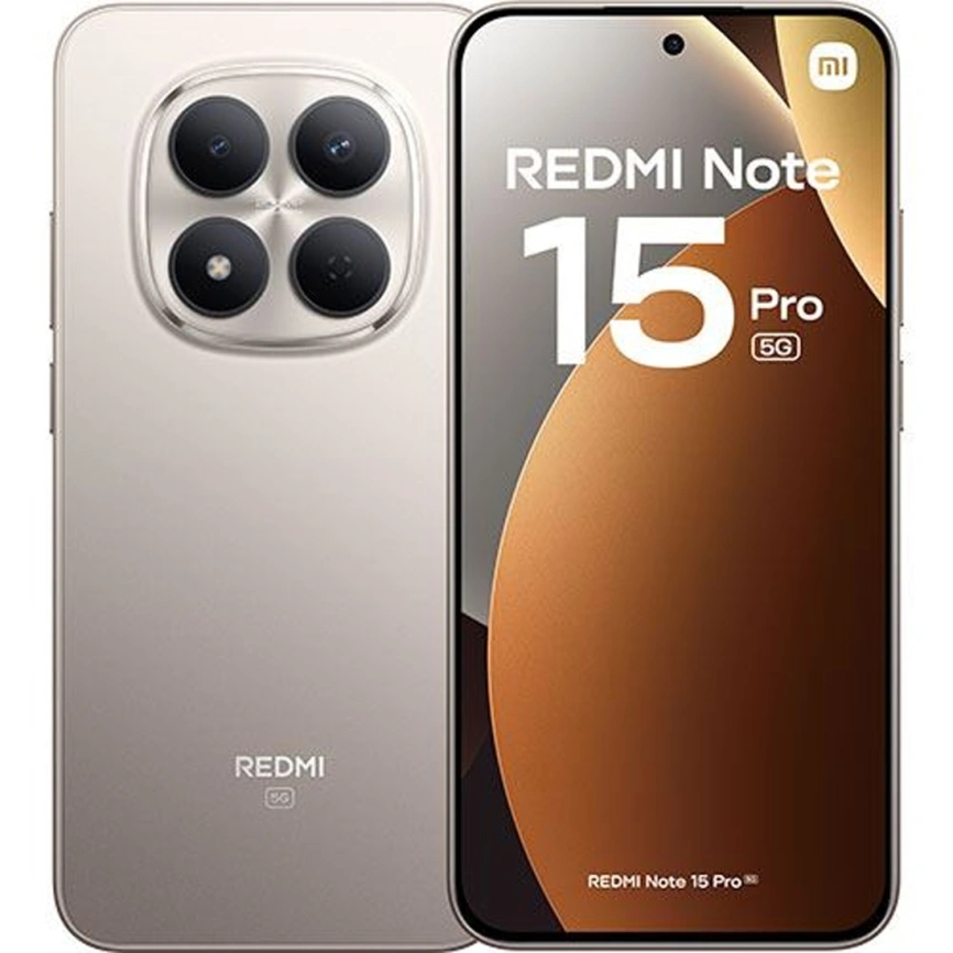Смартфон Xiaomi Redmi Note 15 Pro 5G 8/512Gb Titanium Global Version фото 1