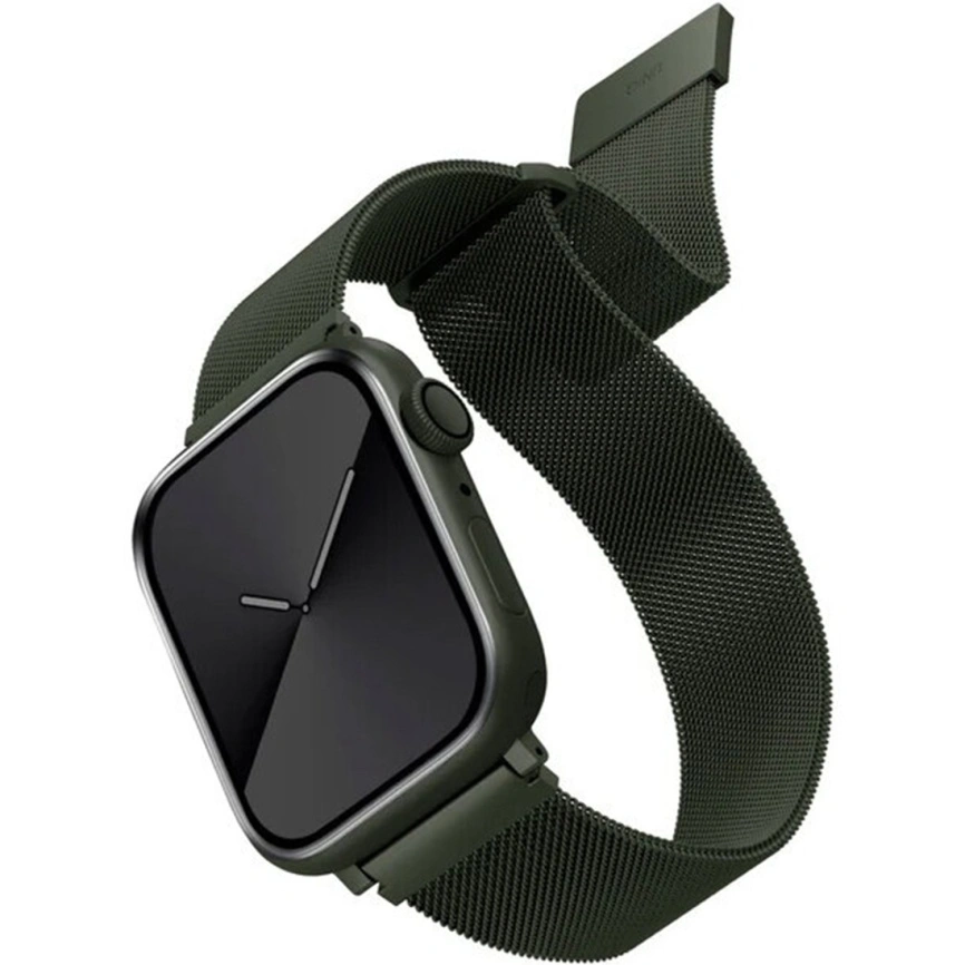 Ремешок Uniq Dante Strap Mesh Steel для Apple Watch 38/40/41 Green фото 1