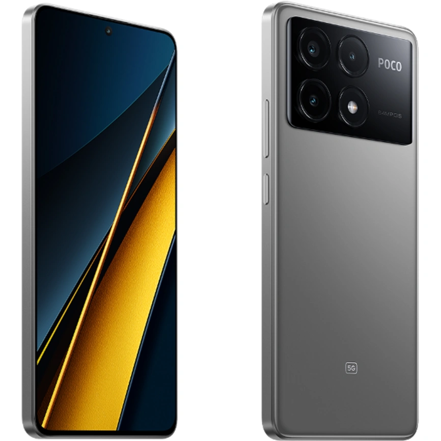 Смартфон Xiaomi Poco X6 Pro 5G 8/256Gb Grey Global Version фото 2