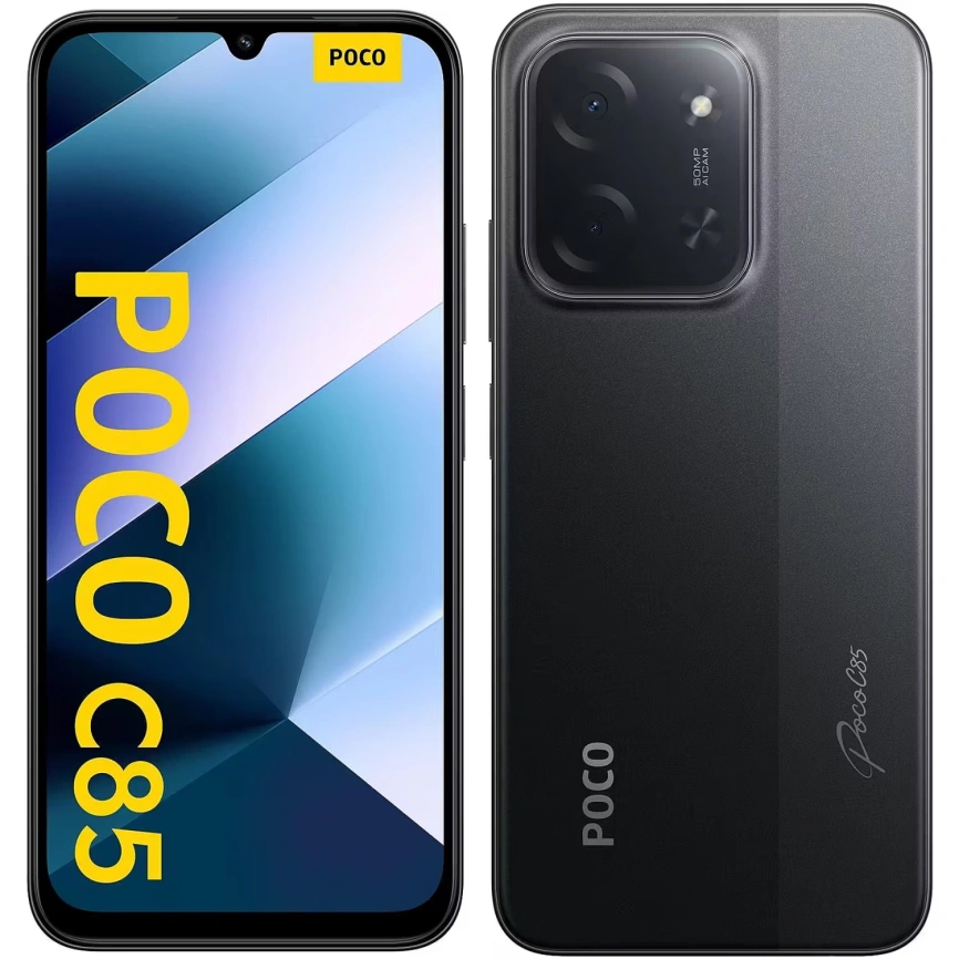 Смартфон Xiaomi Poco C85 8/256Gb Black EAC фото 5
