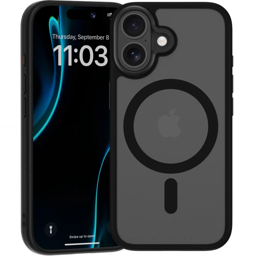 Чехол Benks Mist Protective Case with MagSafe для iPhone 17 Black фото 2