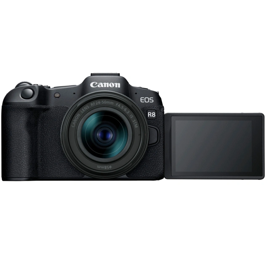 Фотоаппарат Canon EOS R8 Kit RF 24-50mm IS STM Black фото 3