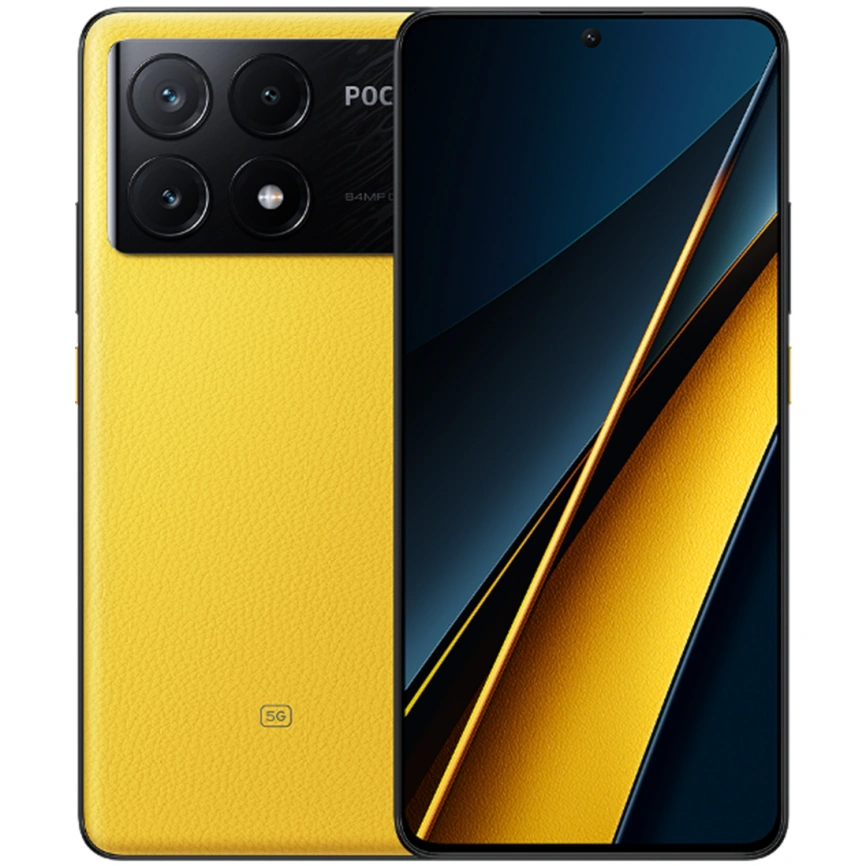 Смартфон XiaoMi Poco X6 Pro 5G 8/256Gb Yellow EAC фото 1