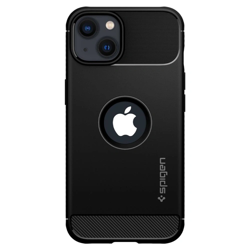 Чехол Spigen Rugged Armor для iPhone 13 (ACS03518) Matte Black фото 6